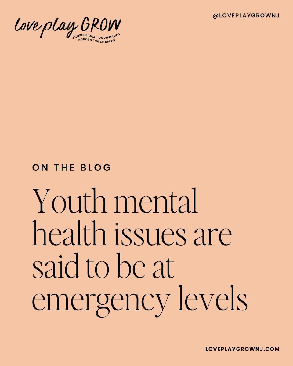 Youth mental health issues are said to be at emergency levels